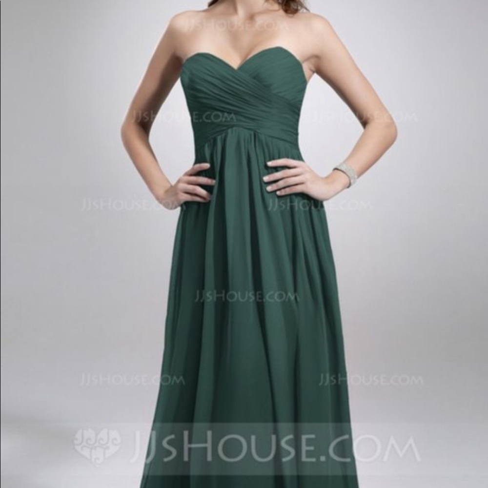 Green Bridesmaid Dress